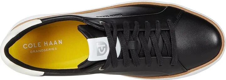 Cole Haan Grandpro Topspin Sneaker Women's Shoes Black/White Leather : 10 B - Medium, Textile/Leather - Image 2