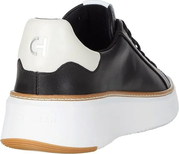 Cole Haan Grandpro Topspin Sneaker Women's Shoes Black/White Leather : 10 B - Medium, Textile/Leather - Image 4