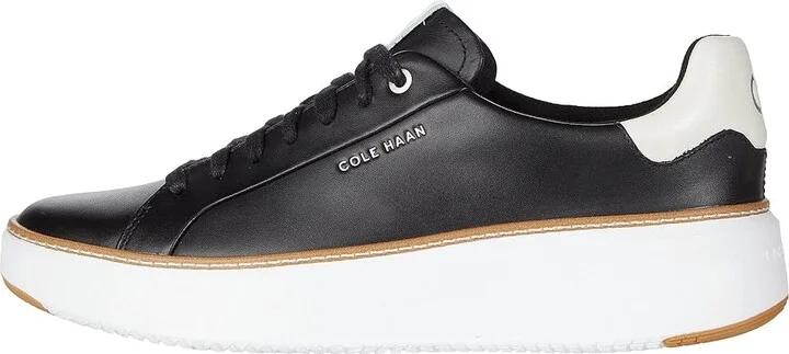 Cole Haan Grandpro Topspin Sneaker Women's Shoes Black/White Leather : 10 B - Medium, Textile/Leather - Image 6