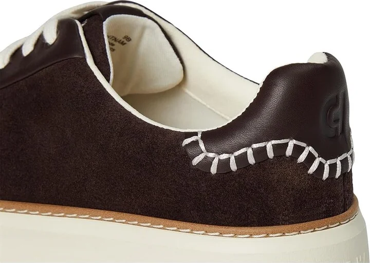 Cole Haan Grandpro Topspin Sneaker Women's Shoes Dark Chocolate Suede : 6 C - Wide, Textile/Leather - Image 7