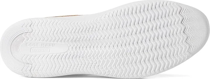 Cole Haan Grandpro Topspin Sneaker Women's Shoes Dark Raffia/Dark Cuoio/White : 9.5 C - Wide, Textile/Leather - Image 3