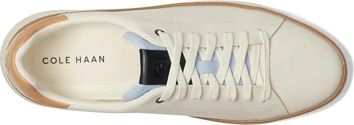 Cole Haan Grandpro Topspin Sneaker Women's Shoes Ivory/Biscuit/Skyway/Black : 6.5 C - Wide, Textile/Leather - Image 2
