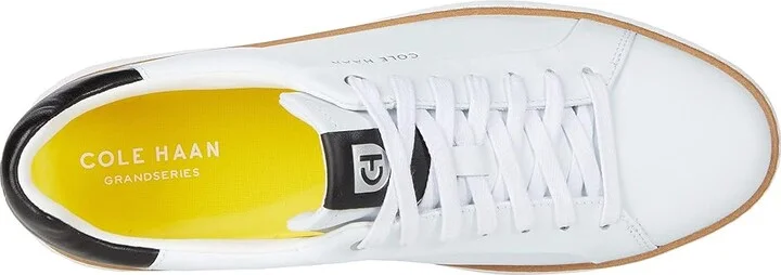 Cole Haan Grandpro Topspin Sneaker Women's Shoes Ivory/Black Leather : 10 B - Medium, Textile/Leather - Image 2