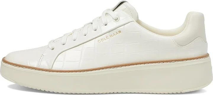 Cole Haan Grandpro Topspin Sneaker Women's Shoes Ivory Croc Print : 9.5 B - Medium, Textile/Leather - Image 6