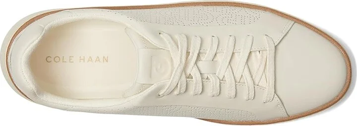 Cole Haan Grandpro Topspin Sneaker Women's Shoes Ivory/Perf Leather/Ivory : 8.5 B - Medium, Textile/Leather - Image 2