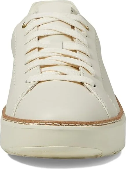 Cole Haan Grandpro Topspin Sneaker Women's Shoes Ivory/Perf/Scallop : 5.5 B - Medium, Textile/Leather - Image 5
