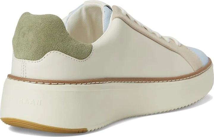 Cole Haan Grandpro Topspin Sneaker Women's Shoes Ivory/Skyway : 6 B - Medium, Textile/Leather - Image 4