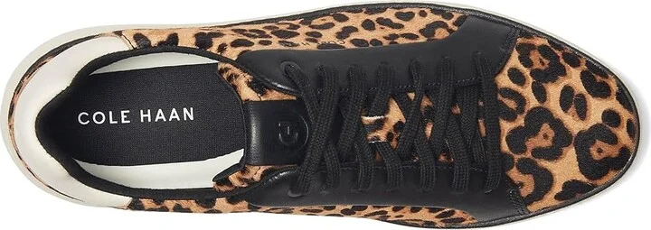 Cole Haan Grandpro Topspin Sneaker Women's Shoes Leopard Print Black : 9.5 B - Medium, Textile/Leather - Image 2