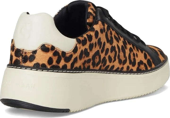 Cole Haan Grandpro Topspin Sneaker Women's Shoes Leopard Print Black : 9.5 B - Medium, Textile/Leather - Image 4