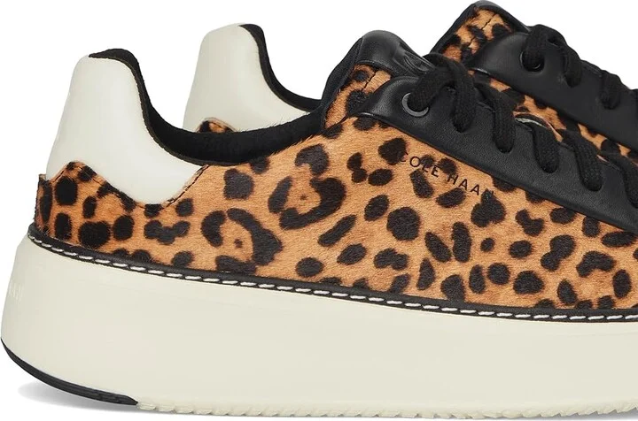 Cole Haan Grandpro Topspin Sneaker Women's Shoes Leopard Print Black : 9.5 B - Medium, Textile/Leather - Image 7