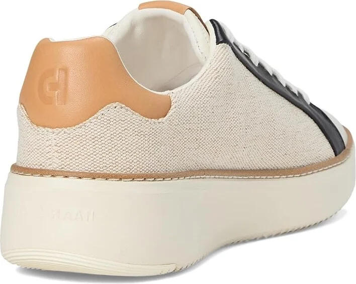 Cole Haan Grandpro Topspin Sneaker Women's Shoes Natural Canvans : 6.5 B - Medium, Textile/Leather - Image 4