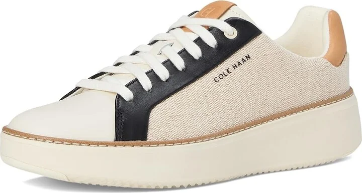 Cole Haan Grandpro Topspin Sneaker Women's Shoes Natural Canvans : 6.5 B - Medium, Textile/Leather - Image 5