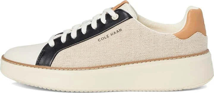 Cole Haan Grandpro Topspin Sneaker Women's Shoes Natural Canvans : 6.5 B - Medium, Textile/Leather - Image 6