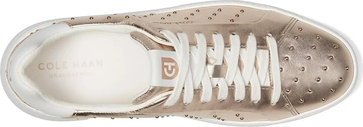 Cole Haan Grandpro Topspin Sneaker Women's Shoes Rose Gold/Micro Studs : 8 B - Medium, Textile/Leather - Image 2