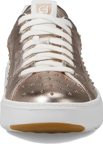 Cole Haan Grandpro Topspin Sneaker Women's Shoes Rose Gold/Micro Studs : 8 B - Medium, Textile/Leather - Image 5