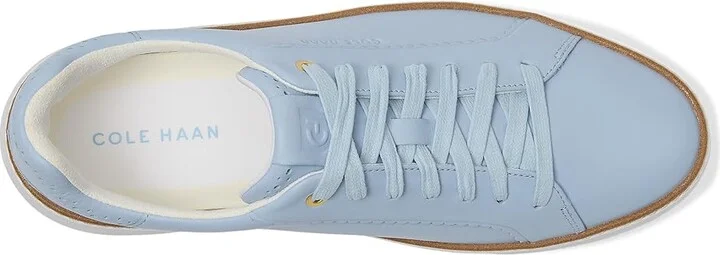 Cole Haan Grandpro Topspin Sneaker Women's Shoes Skyway/Scallop/White : 6.5 B - Medium, Textile/Leather - Image 2