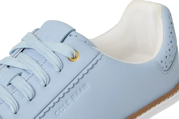 Cole Haan Grandpro Topspin Sneaker Women's Shoes Skyway/Scallop/White : 6.5 B - Medium, Textile/Leather - Image 7
