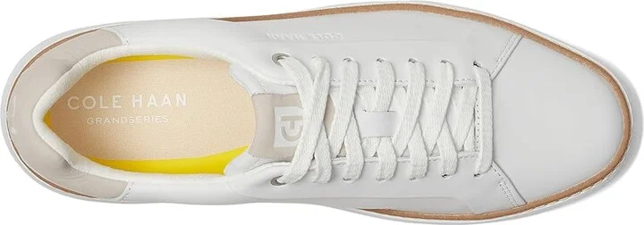 Cole Haan Grandpro Topspin Sneaker Women's Shoes White/Dove : 10 B - Medium, Textile/Leather - Image 2