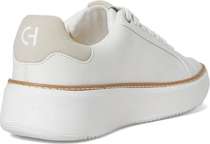Cole Haan Grandpro Topspin Sneaker Women's Shoes White/Dove : 10 B - Medium, Textile/Leather - Image 4