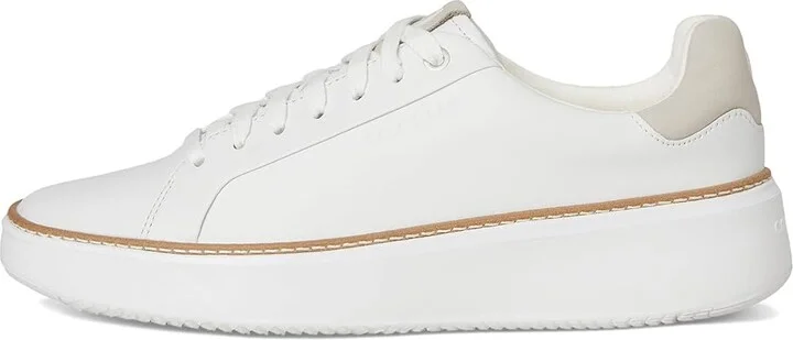 Cole Haan Grandpro Topspin Sneaker Women's Shoes White/Dove : 10 B - Medium, Textile/Leather - Image 6