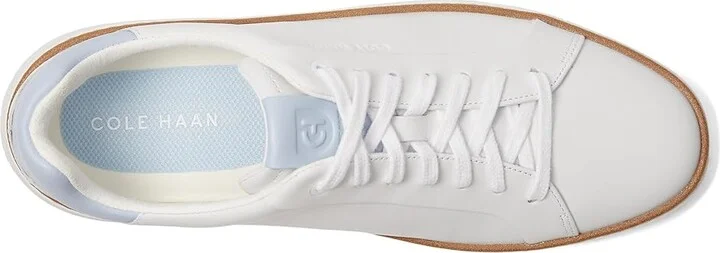 Cole Haan Grandpro Topspin Sneaker Women's Shoes White/Skyway : 5 B - Medium, Textile/Leather - Image 2