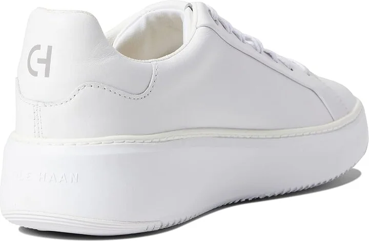 Cole Haan Grandpro Topspin Sneaker Women's Shoes White/White : 10 B - Medium, Textile/Leather - Image 4