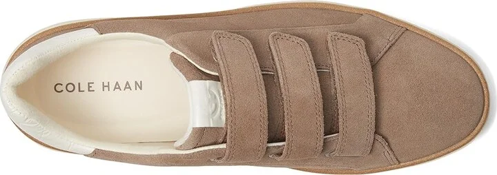 Cole Haan Grandpro Topspin Triple Strap Sneakers Women's Shoes Irsh Coff Sued/Ivory : 10 B - Medium, Leather - Image 2