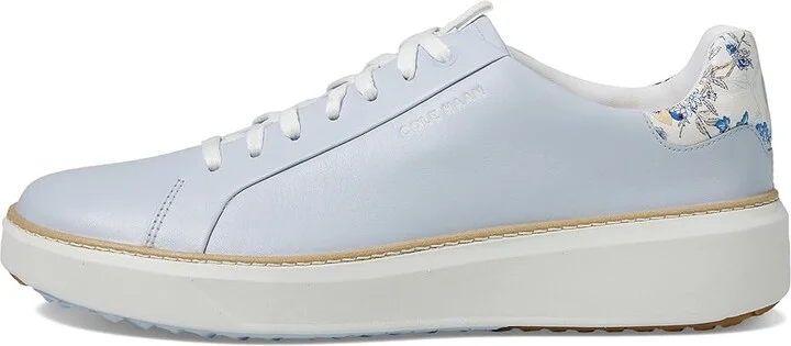 Cole Haan GrandPro Topspin Waterproof Golf Shoes Women's Shoes Heather/Sesame/Optic White : 10 B - Medium, Leather/Rubber - Image 6