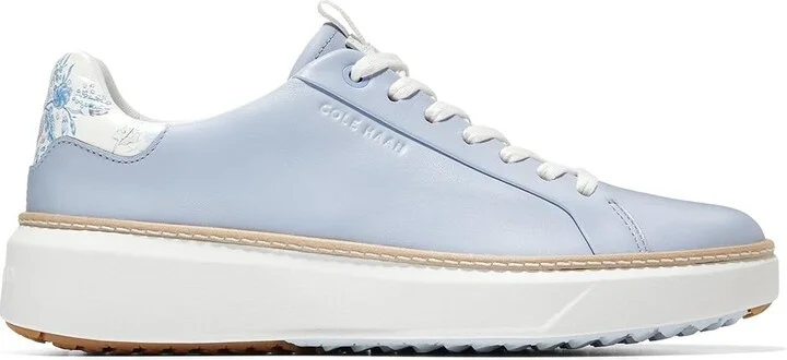Cole Haan GrandPro Topspin Waterproof Golf Shoes Women's Shoes Heather/Sesame/Optic White : 10 B - Medium, Leather/Rubber - Image 7