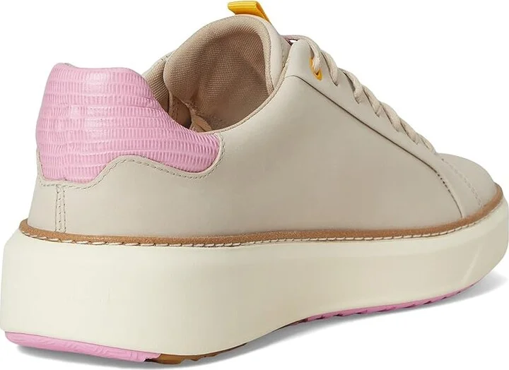 Cole Haan GrandPro Topspin Waterproof Golf Shoes Women's Shoes Light Sesame Nubuck : 8.5 B - Medium, Leather/Rubber - Image 4