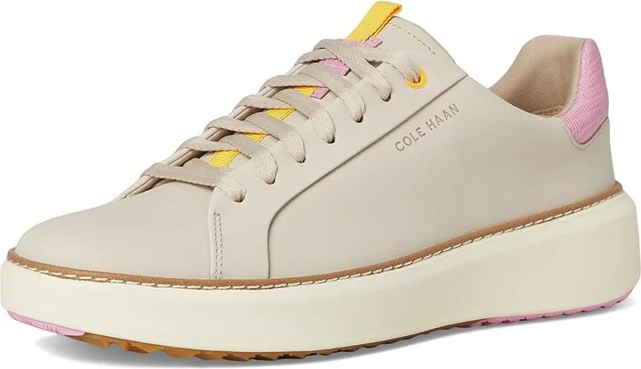 Cole Haan GrandPro Topspin Waterproof Golf Shoes Women's Shoes Light Sesame Nubuck : 8.5 B - Medium, Leather/Rubber - Image 5