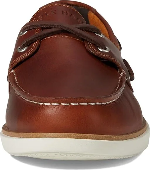 Cole Haan Grandpro Winward Boat Shoe Men's Lace-up Boots British Tan/Madeira/Ivory : 10.5 D - Medium, Leather/Suede - Image 5