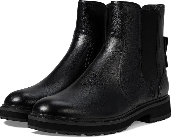 Cole Haan Greenwich Chelsea Waterproof Women's Boots Black Leather Waterproof : 11 B - Medium, Leather/Rubber