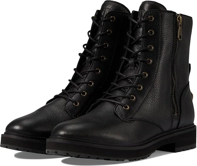 Cole Haan Greenwich Lace-Up Women's Shoes Black Leather : 10.5 B - Medium