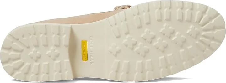 Cole Haan Greta Loafers Women's Flat Shoes Dark Latte Suede : 8 B - Medium, Leather - Image 3