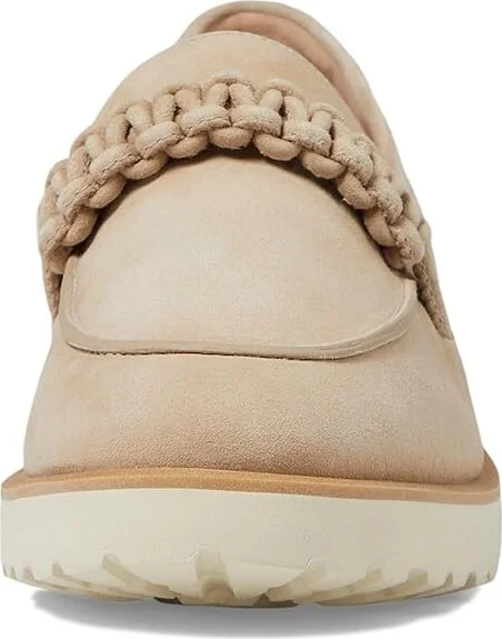 Cole Haan Greta Loafers Women's Flat Shoes Dark Latte Suede : 8 B - Medium, Leather - Image 5