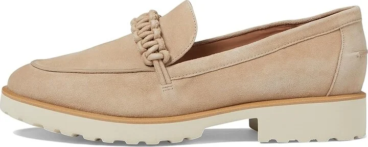 Cole Haan Greta Loafers Women's Flat Shoes Dark Latte Suede : 8 B - Medium, Leather - Image 6