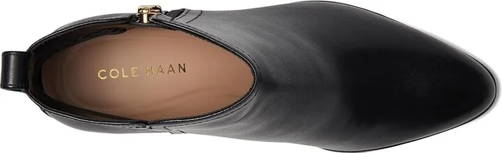 Cole Haan Haisley Ankle Bootie Women's Boots Black Leather : 9 B - Medium - Image 2