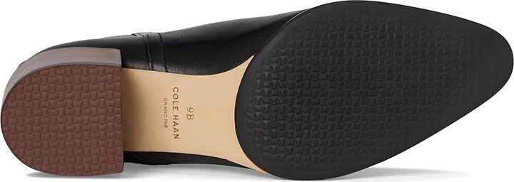 Cole Haan Haisley Ankle Bootie Women's Boots Black Leather : 9 B - Medium - Image 3