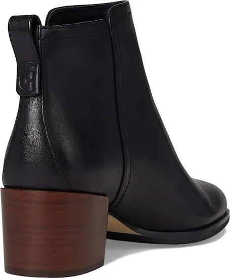 Cole Haan Haisley Ankle Bootie Women's Boots Black Leather : 9 B - Medium - Image 4