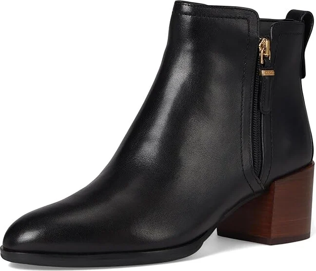 Cole Haan Haisley Ankle Bootie Women's Boots Black Leather : 9 B - Medium - Image 5