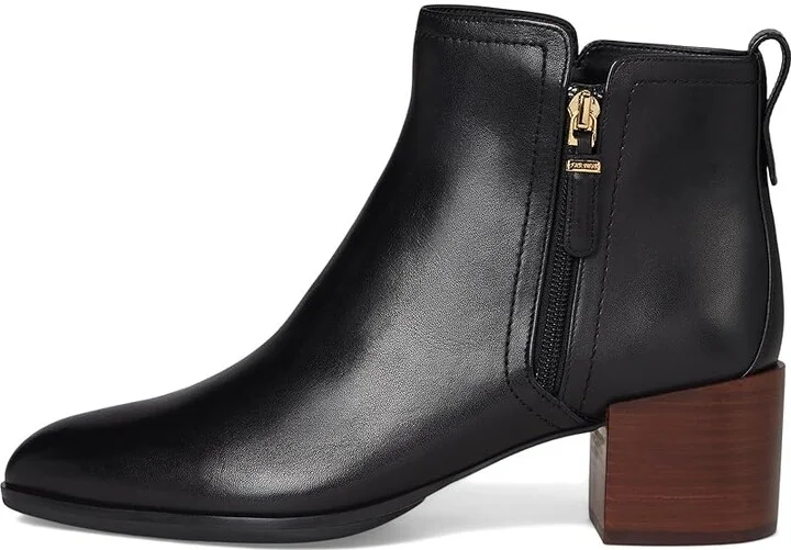 Cole Haan Haisley Ankle Bootie Women's Boots Black Leather : 9 B - Medium - Image 6