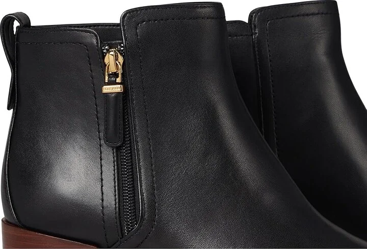 Cole Haan Haisley Ankle Bootie Women's Boots Black Leather : 9 B - Medium - Image 7
