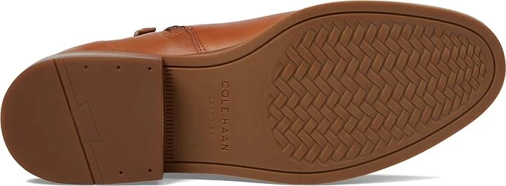 Cole Haan Hampshire Buckle Bootie Women's Boots British Tan Leather : 5.5 C - Wide - Image 3