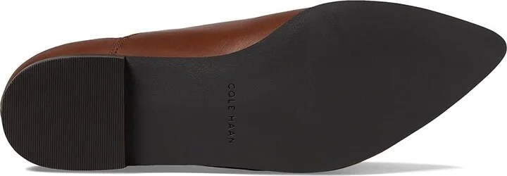 Cole Haan Hara Bootie Women's Shoes Dark Cuoio Leather : 5.5 B - Medium, Suede/Leather - Image 3
