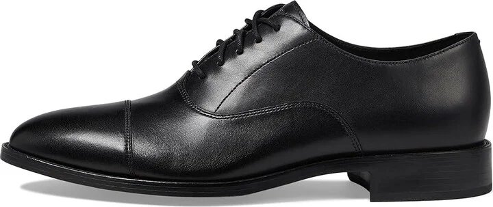 Cole Haan Hawthorne Cap Toe Oxford Men's Lace Up Wing Tip Shoes Black : 9.5 D - Medium, Leather - Image 6