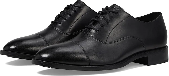 Cole Haan Hawthorne Cap Toe Oxford Men's Lace Up Wing Tip Shoes Black : 9.5 D - Medium, Leather
