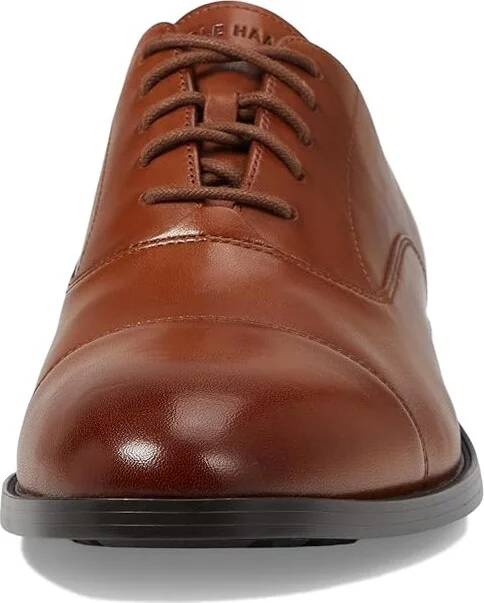 Cole Haan Hawthorne Cap Toe Oxford Men's Lace Up Wing Tip Shoes British Tan : 7 D - Medium, Leather - Image 5