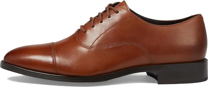 Cole Haan Hawthorne Cap Toe Oxford Men's Lace Up Wing Tip Shoes British Tan : 7 D - Medium, Leather - Image 6