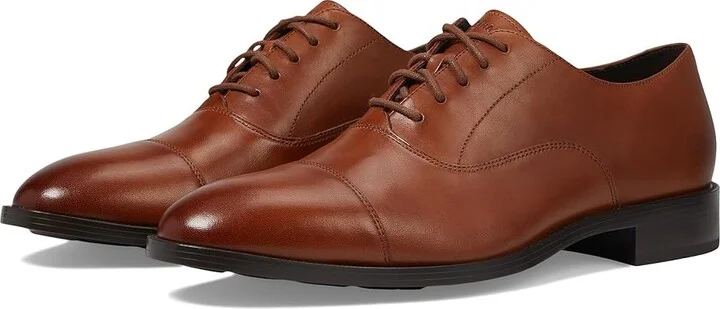Cole Haan Hawthorne Cap Toe Oxford Men's Lace Up Wing Tip Shoes British Tan : 7 D - Medium, Leather